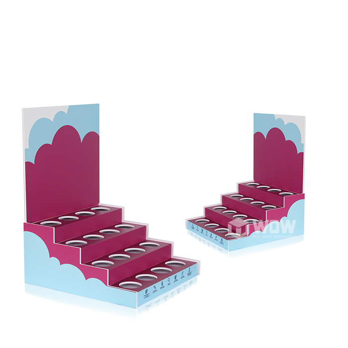 4 Tier Foam Board Tabletop Paintbrush Display Stand