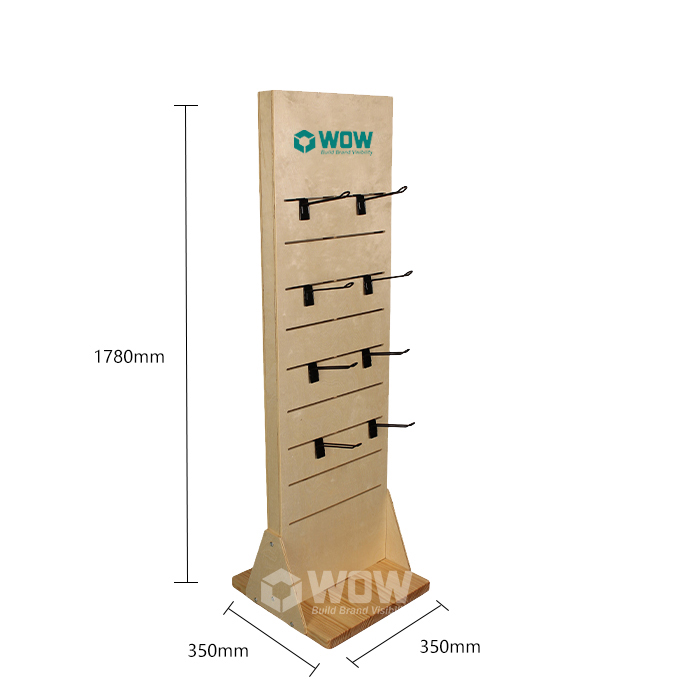 Wooden Leggings Display Rack for Hanging Retail Items