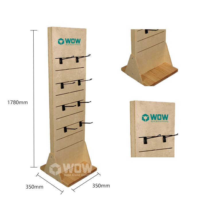 Wooden Leggings Display Rack for Hanging Retail Items