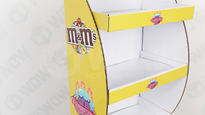 m&m candy display