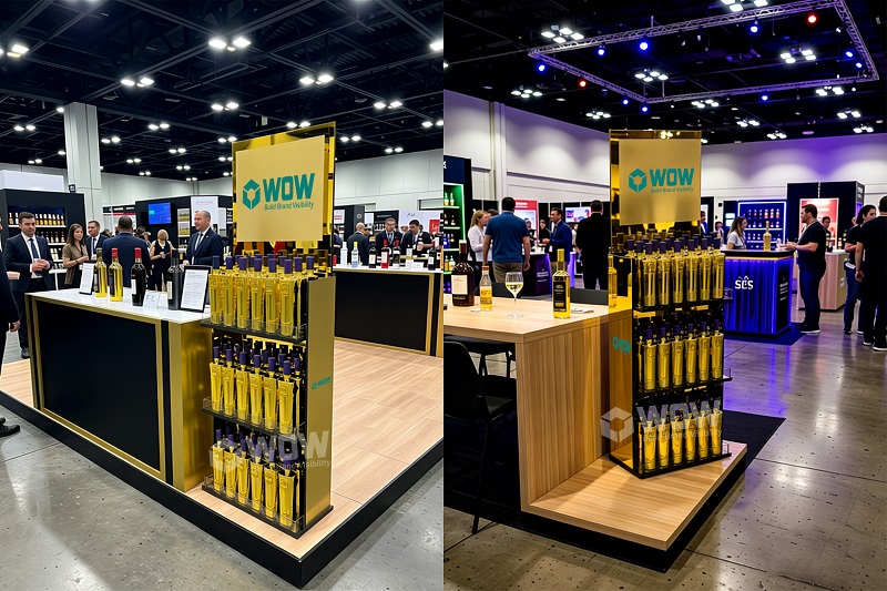 gold paper display